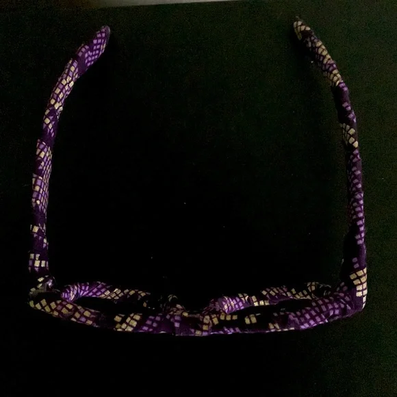 Purple One Size Fabric Covered Lenseless Frame - Picture 5 of 5